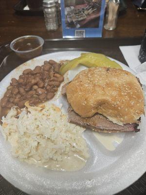 brisket sandwich