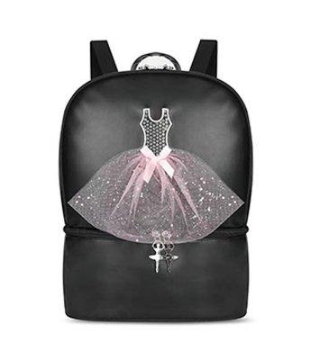 This adorable backpack comes in black or pink! Perfect for your shining dance star!