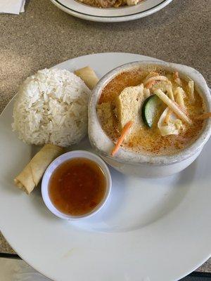 Red Curry with Tofu.