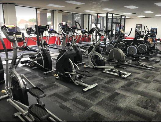 Fitness equipment that includes treadmills, ellipticals, recumbents, spin bikes and more!