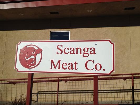 Scanga Meat Co. - signage