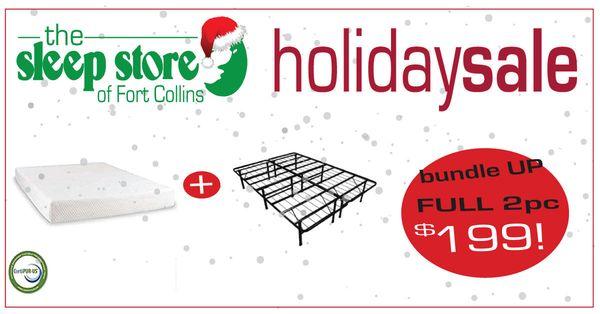 Holiday Specials Through The End of The Year! 6" Memory Foam Mattress Plus Base Only $199!