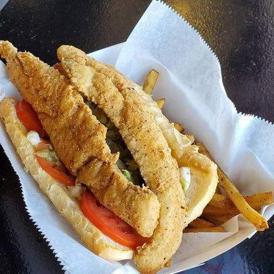 Fried Fish Po'Boy