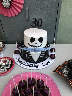 Nightmare before Christmas cake