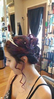 Wedding hair  , by  Christopher !!