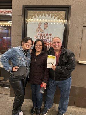 Outside The Book Of Mormon,  Broadway New York