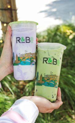 Taro Milk tea
Matcha Milk tea