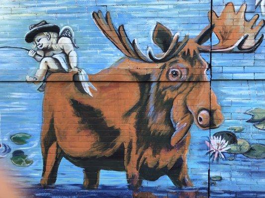 Moose mural