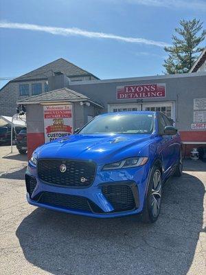 Detailed Jaguar F Pace