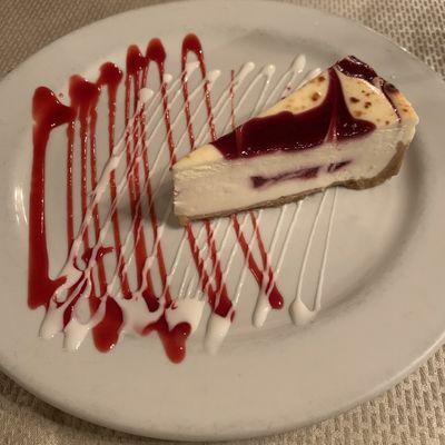 Raspberry cheesecake