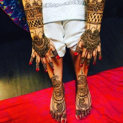 Bridal henna