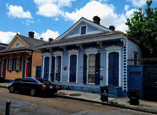 This house sits on the land where the VOODOO QUEENS home once stood.