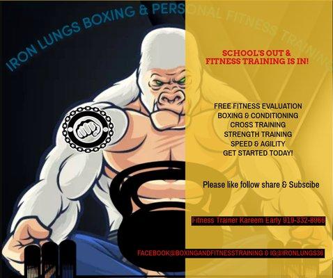 FITNESS TRAINING FOR EVERYONE! START TODAY !(919)332-8966 ask for Kareem!  #boxing #fitness #training #personalcoaching #FItness