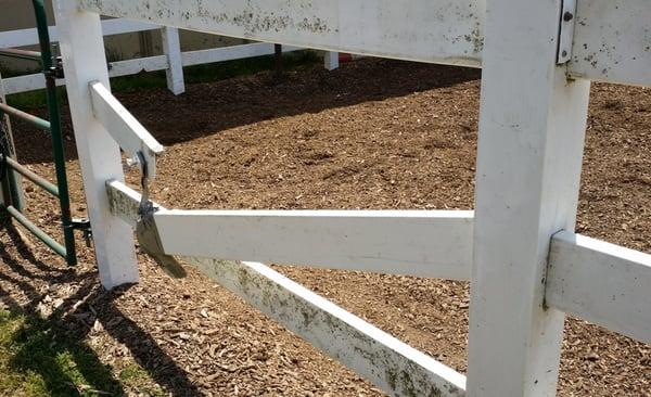 Broken Fences a hazard