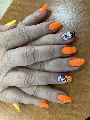 Today's special nails.  Thank you!