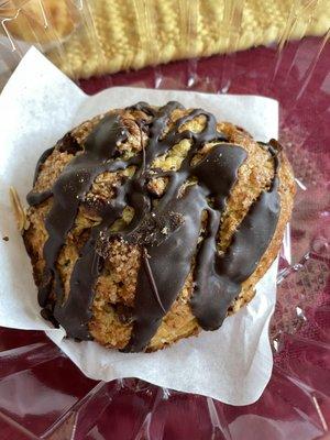 Triple chocolate scone