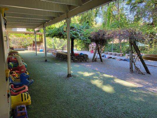 Recess area where children play in between  lessons