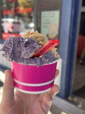 Unicorn poop (Ube) and Tiramisu