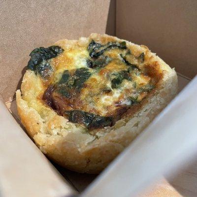 Spinach quiche