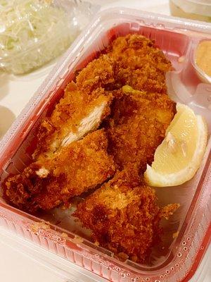 Pork Loin Katsu and Chicken Katsu Set Meal