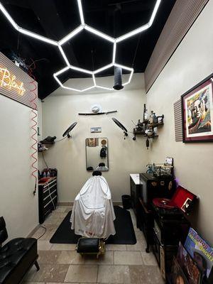 1 Chair Barbershop. 
Skip The Wait. 
Be Next Every Time.