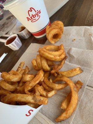 Small Fries & Snack Size Mint Chocolate Shake