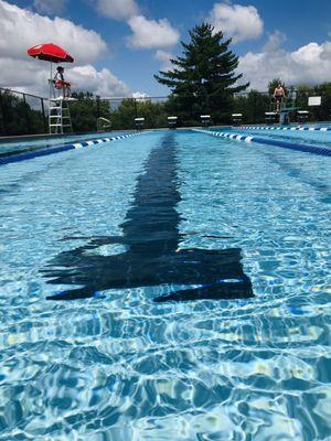 Pool day, lap swimming 1 hour/1 mile.