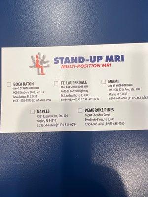 Stand-Up MRI and 3T Imaging