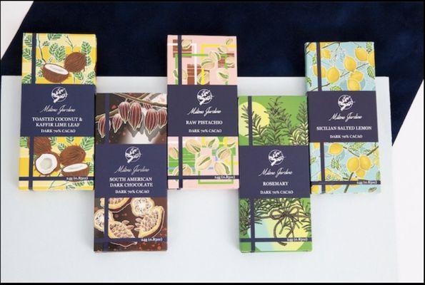 We are proud to carry Milene Chocolatier's International Chocolate Bars --a must-try for chocolate lovers. These bars are infused with real