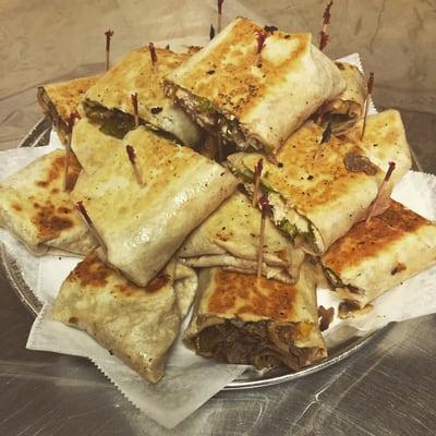 Cheesesteak wraps!!