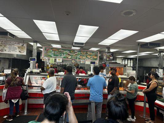 Inside the order desk