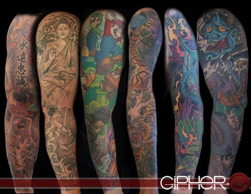 specializing in Large scale Custom tattooing