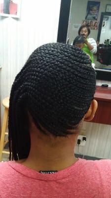 B&L corn rows braids by Linda