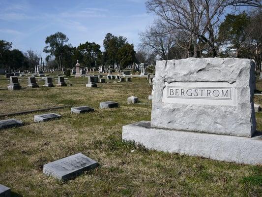 Big names of Oakwood Cemetery: Bergstrom