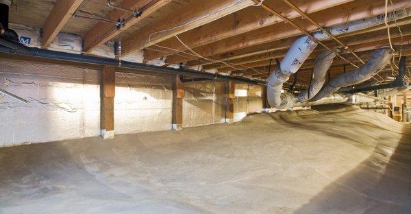 Crawlspace encapsulation done right.