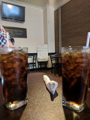 Bourbon and Coke!