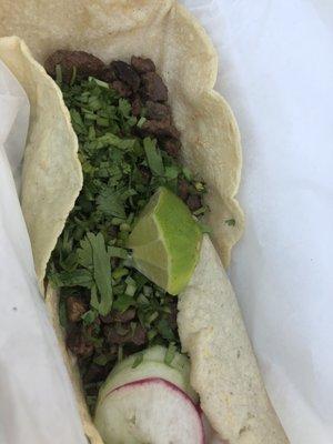 Carne asada tacos