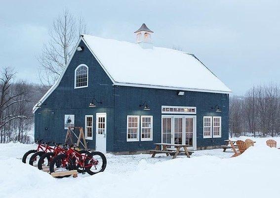 Snowy Day at the lodge!