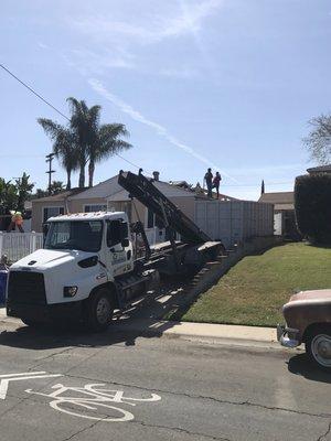 If you need a big dumpster rental call Clean Green Hauling