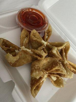 Crab Rangoon, but the best Crab Rangoon I've had in my life