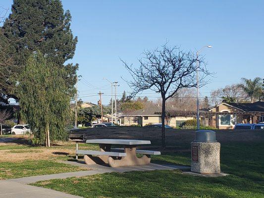 Picnic tables