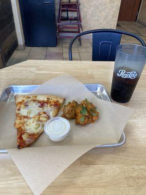 Hawaiian Slice and Butter Chicken wings