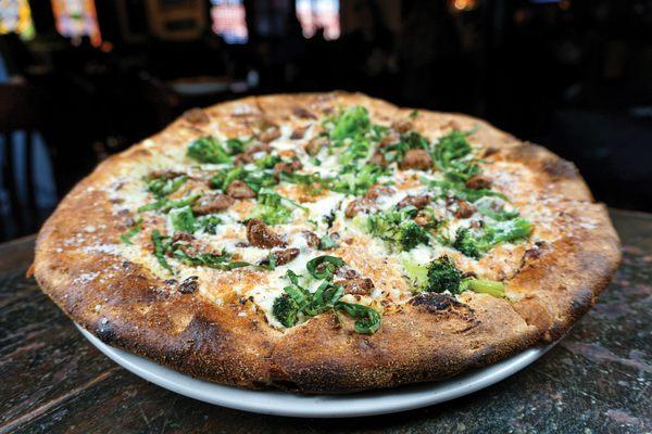 Sausage & Broccoli Pizza