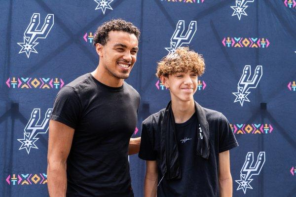 Event Photography: Meet & Greet with Spurs' Tre Jones