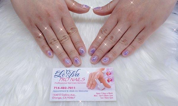 Manicure gel Design