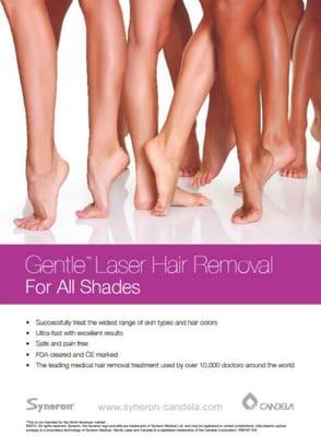 Laser hair removal with GentleMax Pro