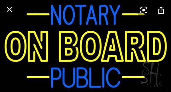 IYSHI R JOHNSON'S NOTARY! ON BOARD