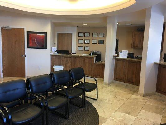 Waiting room at Wade Family Medicine