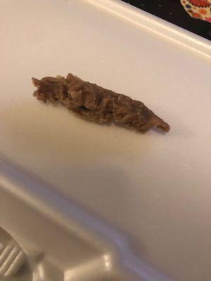 Whatever this is was in my Beef Taco