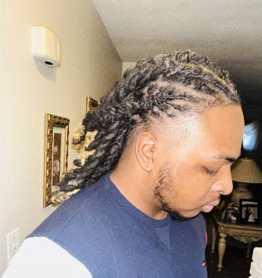 Locs hairstyle